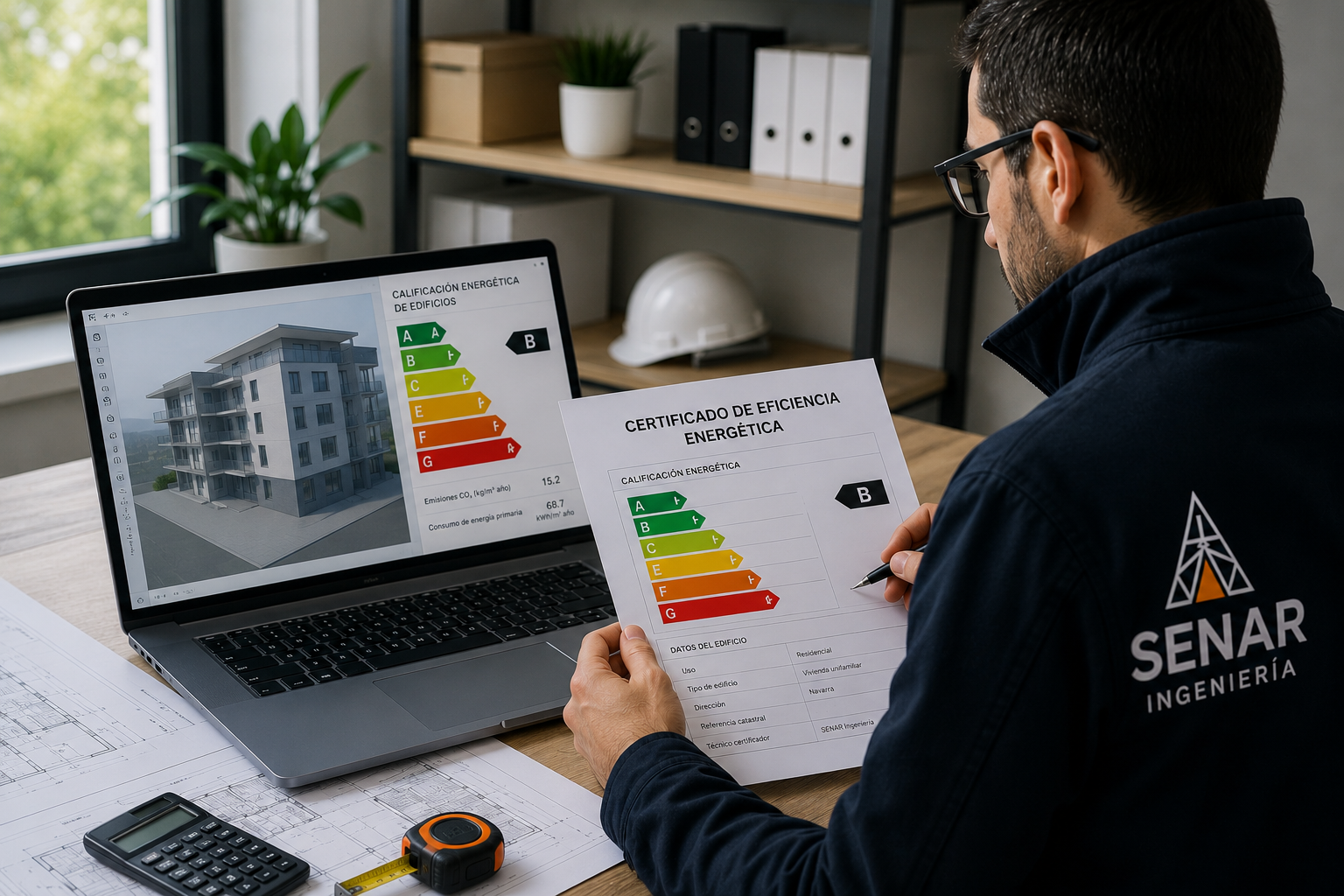 Evaluación técnica de la eficiencia energética de un edificio mediante software especializado