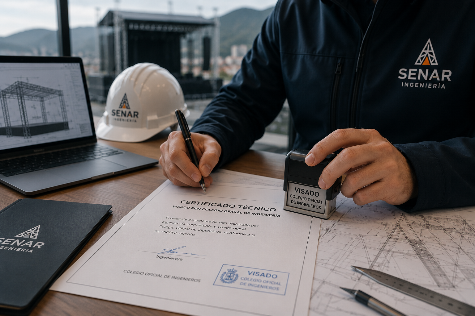 Certificados visados por colegios de ingeniería en Navarra