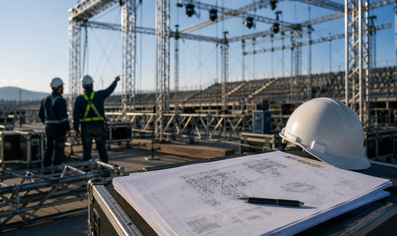 Inspección técnica de estructuras para eventos en Navarra