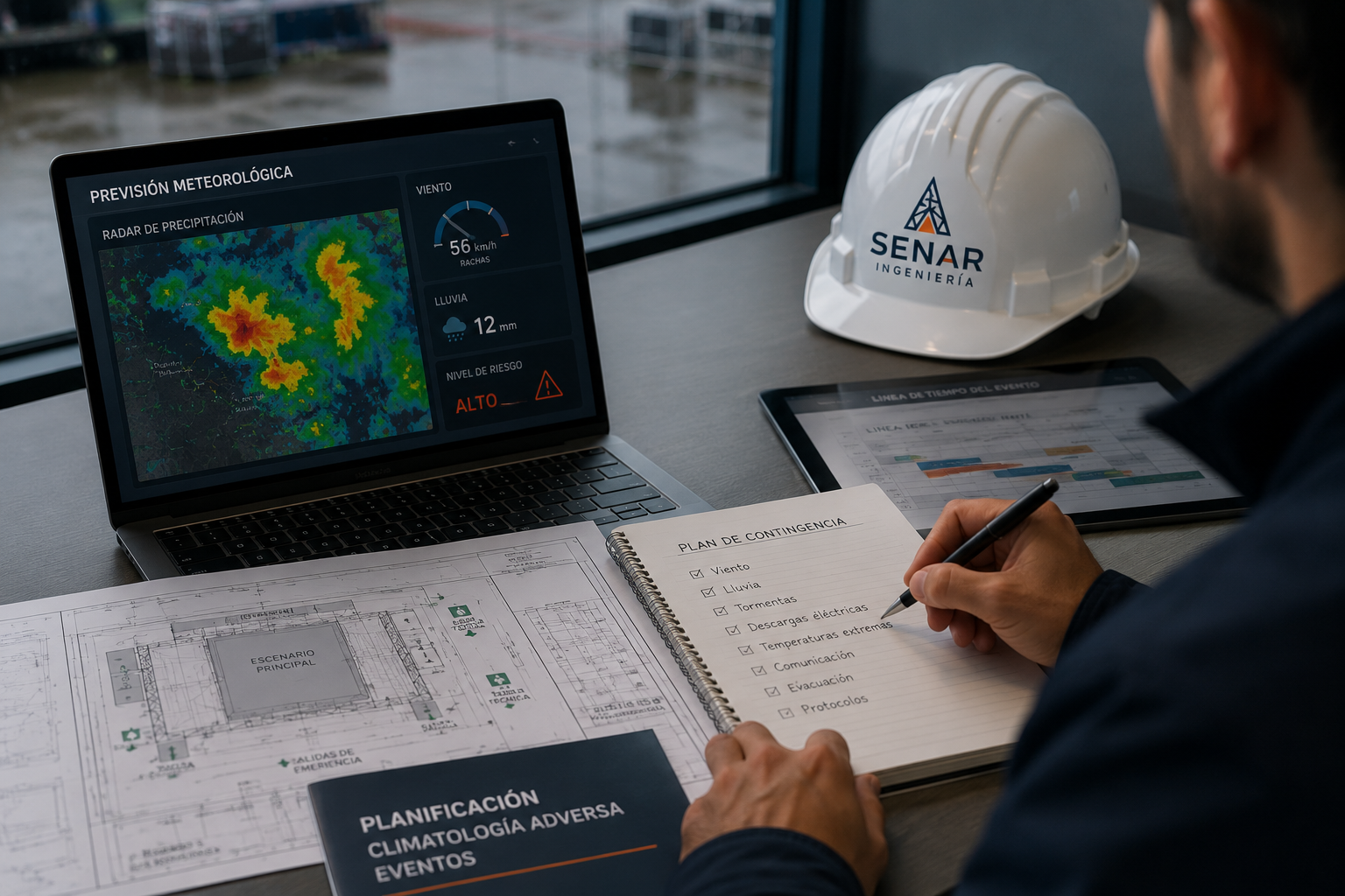 Planificación técnica frente a climatología adversa en eventos en Navarra